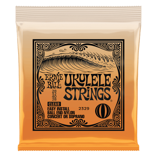 Ernie Ball P02329 Concert/Soprano Nylon Ball End Ukulele Strings - Clear