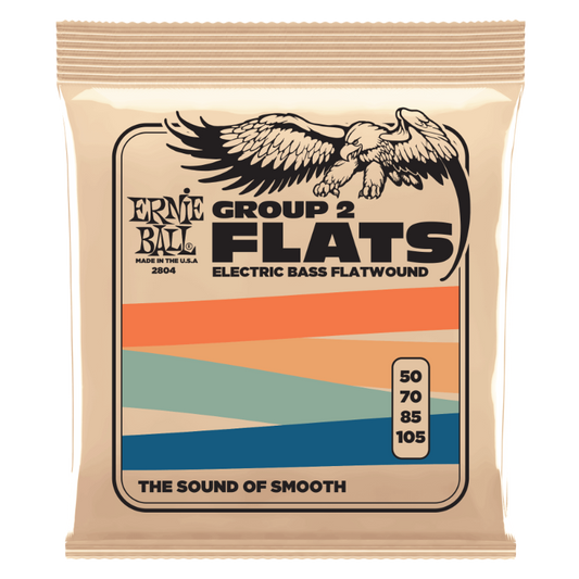 Ernie Ball EB2804 Flatwound 50-105 Bass Strings