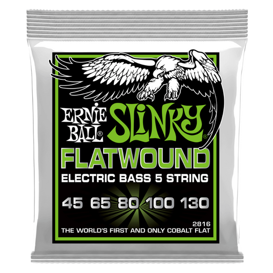 Ernie Ball 2816 Flatwound 45-130 Bass Strings