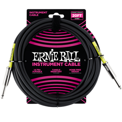 Ernie Ball Classic Instrument Cable Straight/Angle 20ft