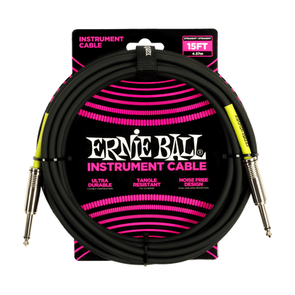 Ernie Ball Classic Instrument Cable Straight/Angle 15ft
