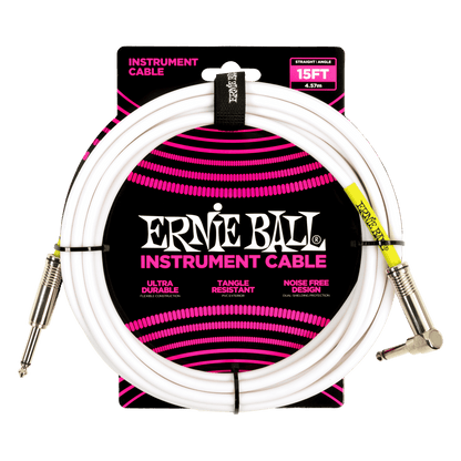 Ernie Ball Classic Instrument Cable Straight/Angle 15ft