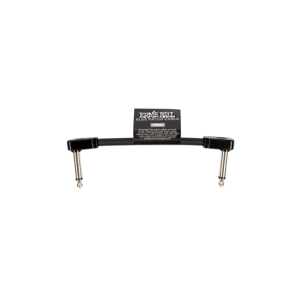 Ernie Ball Flex Patch Cable 3in Single