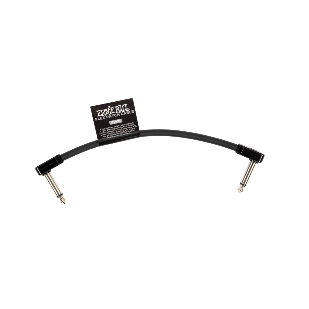 Ernie Ball Flex Patch Cable 6in Single