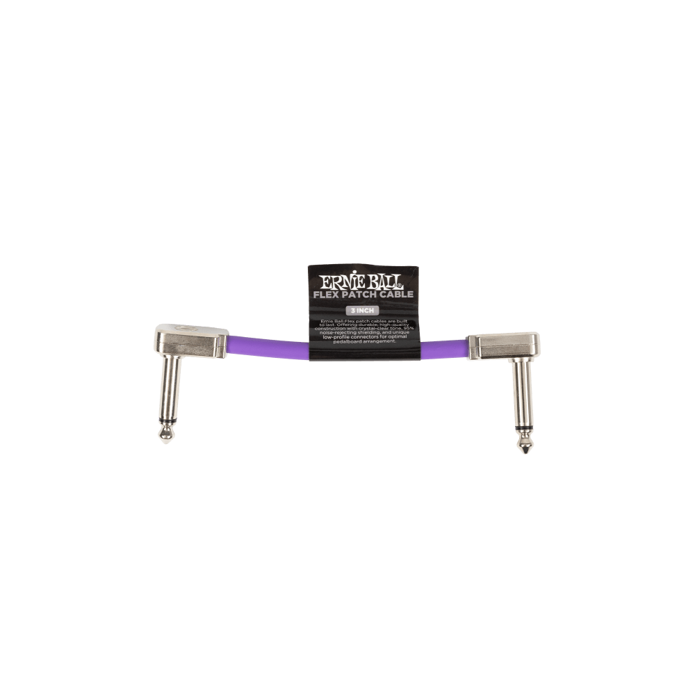 Ernie Ball Flex Patch Cable 3in Single