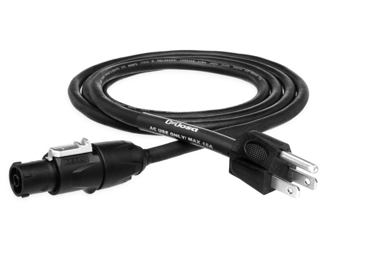 Hosa PRXN Power Cord PRXN-110 10ft Rean Power X to 3 prong Edison