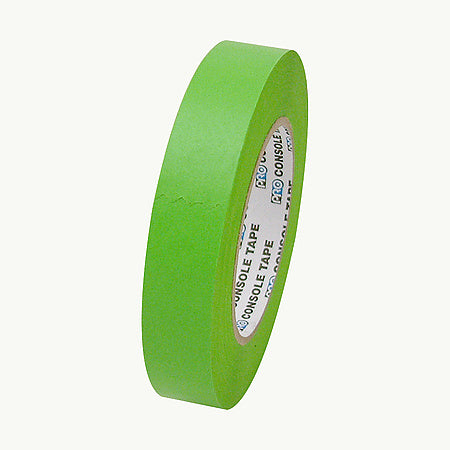 Green masking tape on a white background