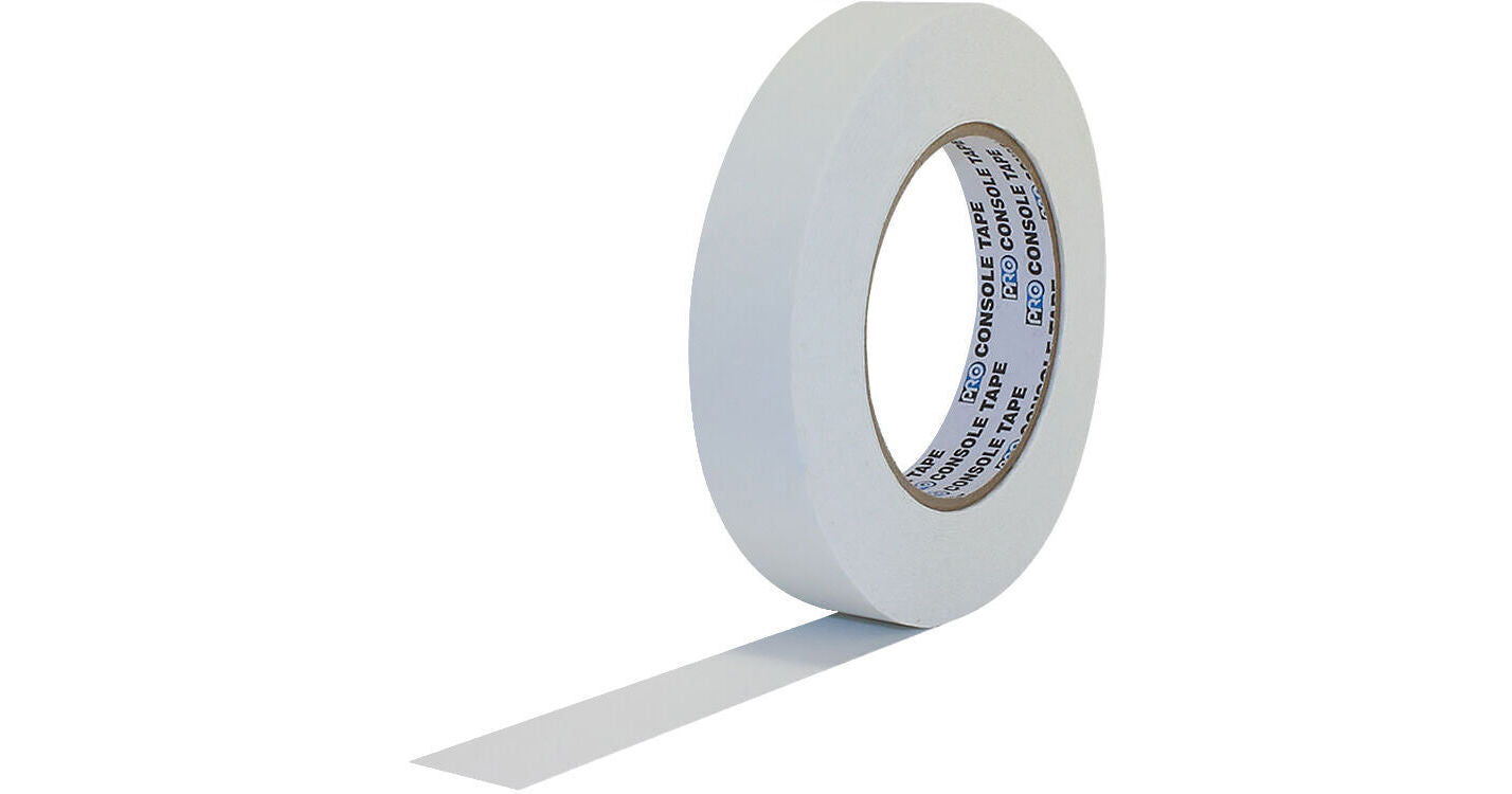 ProTapes Pro Console Tape roll, white, 60 yd, for audio consoles