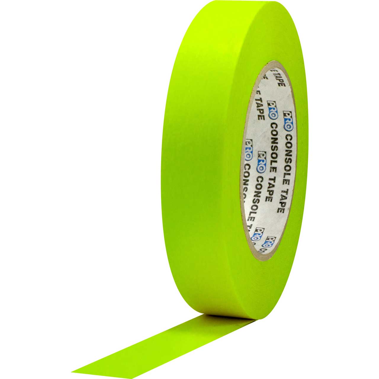 ProTapes Pro Console Tape roll, neon yellow-green, 60 yd, audio accessories