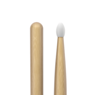 ProMark Classic Forward 5A Hickory drumsticks with oval nylon tips, natural finish (2 sticks)