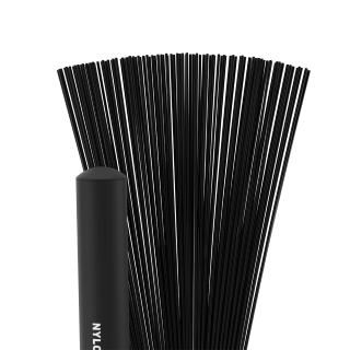 ProMark Heavy Nylon Brushes 2B Black by D'Addario for drums