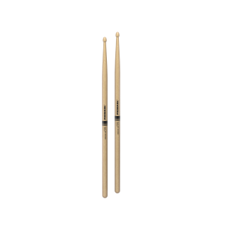 ProMark Rebound 5AB long hickory drumsticks with acorn wood tips, pair