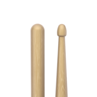 ProMark Rebound 5AB long hickory drumsticks with acorn wood tips, natural finish (pair)