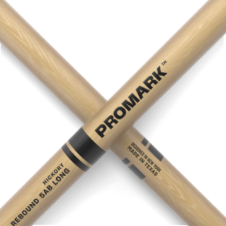 Promark Rebound 5AB long hickory drumsticks with acorn wood tips (2 pcs)