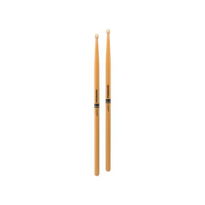 Promark Rebound 5B Drumsticks ActiveGrip Clear Hickory