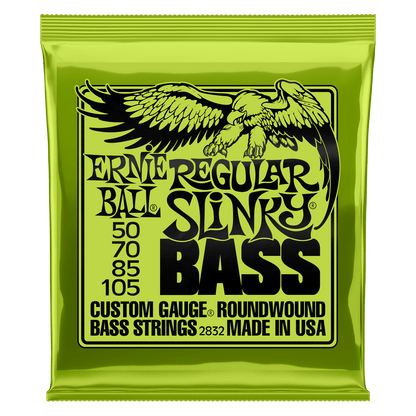 Ernie Ball 50-105 Regular Slinky Nickel Wound Bass Strings (PO2832)