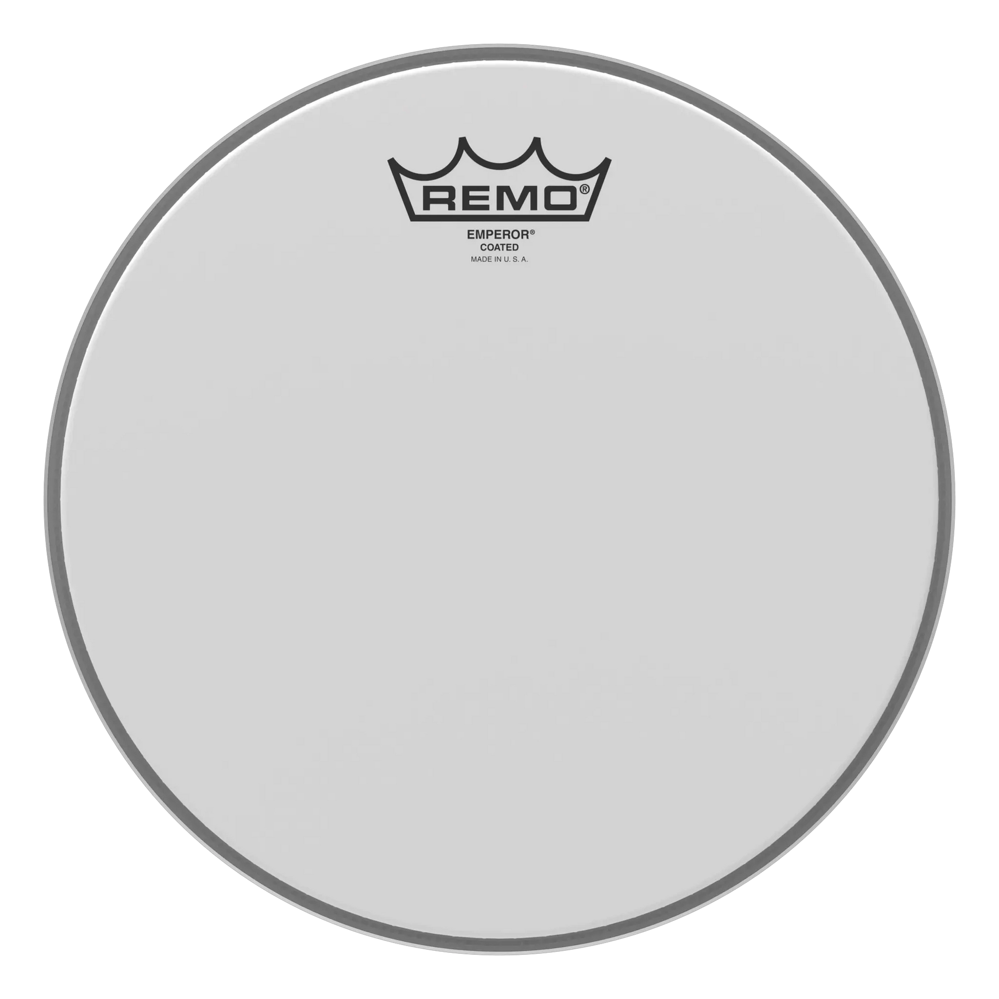 Remo drum head with logo on a white background