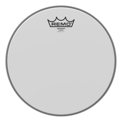 Remo drum head with logo on a white background
