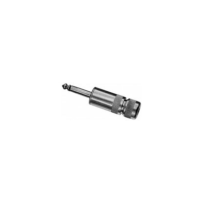 Switchcraft 181 1/4-inch silent guitar plug with solder cable mount, metal knurled body