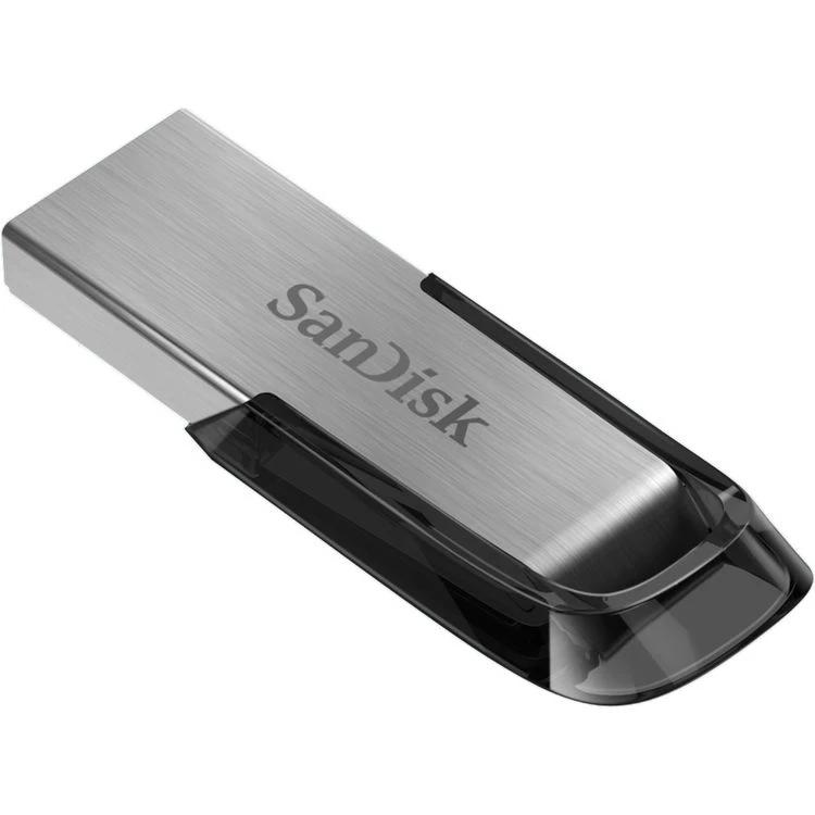 SanDisk 32GB Ultra USB 3.0 flash drive, brushed metal body with black cap