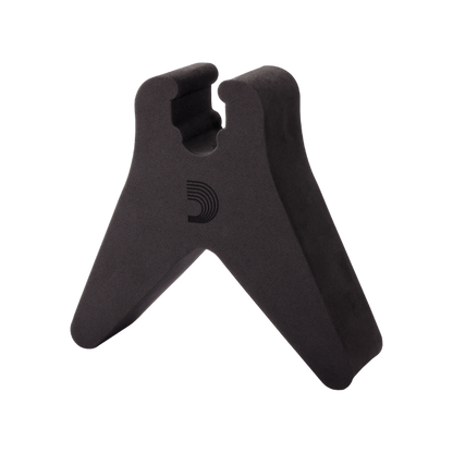 D'Addario Universal Neck Rest, black foam guitar accessory with visible D'Addario logo