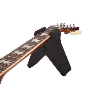 D'Addario Universal Neck Rest for guitars; black foam support with D'Addario logo.