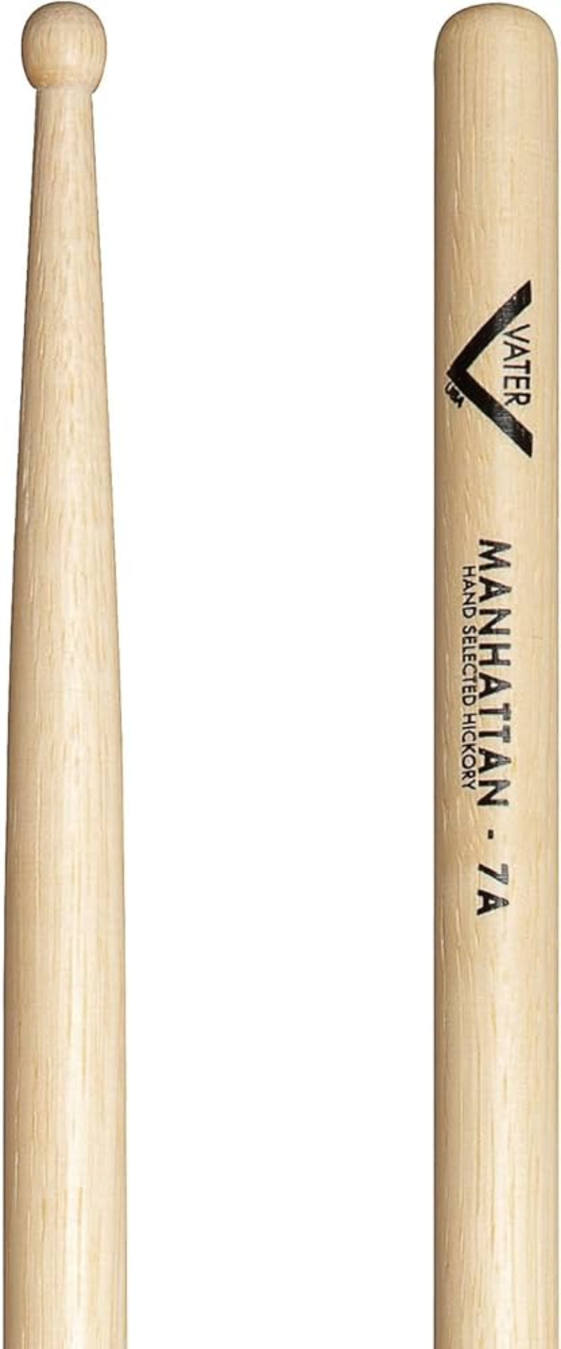 Vater Manhattan 7A Drumsticks, Wood Tip