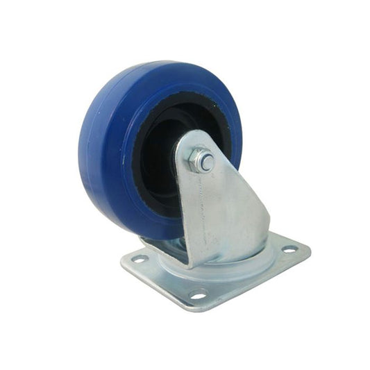 Penn Elcom 3 1/8" Swivel Caster with Rubber Blue Wheel W0990/80