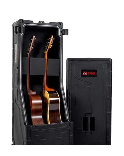 ENKI X3- 3 Electric/2 Acoustic Guitar Case