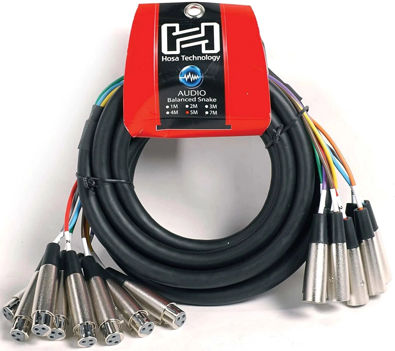 Hosa Technology audio cable with XLR connectors on a white background