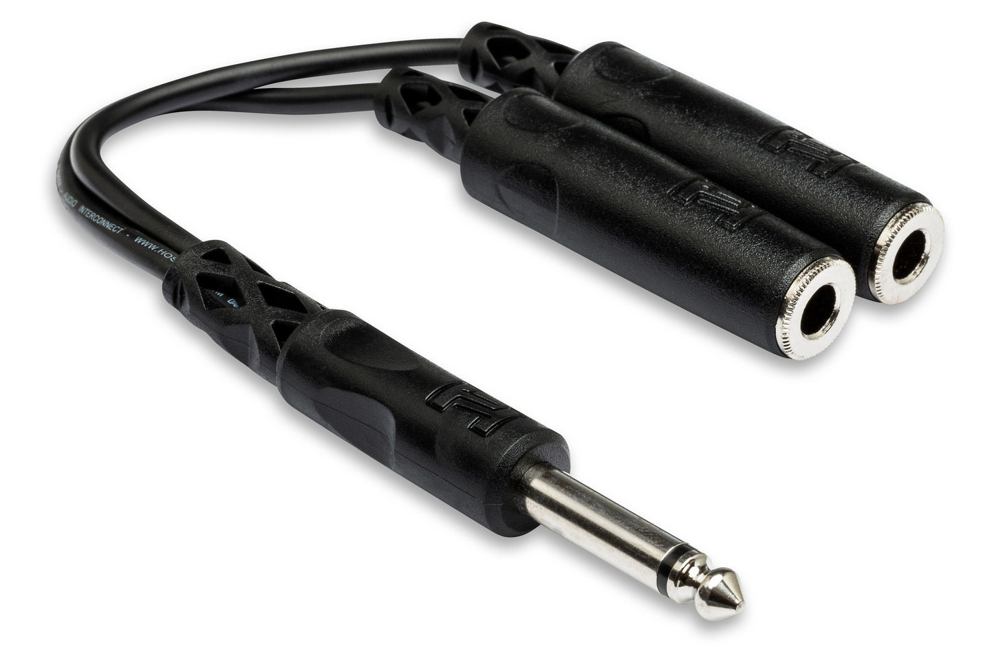 Hosa YPP-111 Y Cable 1/4 in TS to Dual 1/4 in TSF