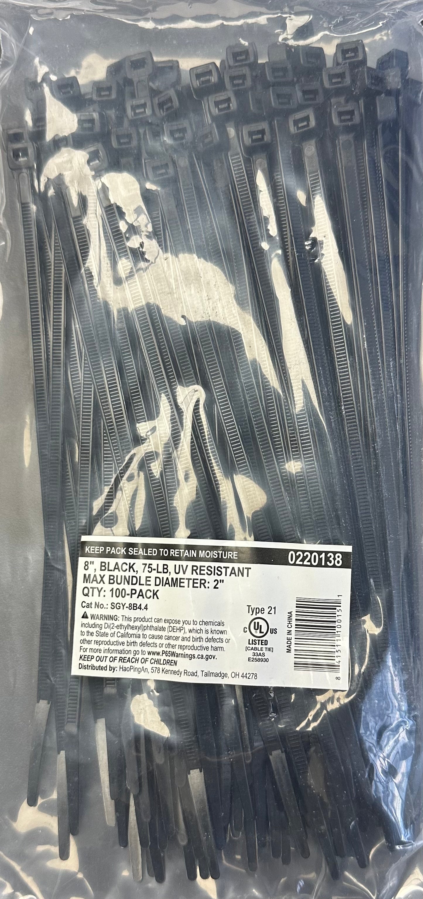 Black Cable (Zip) Ties