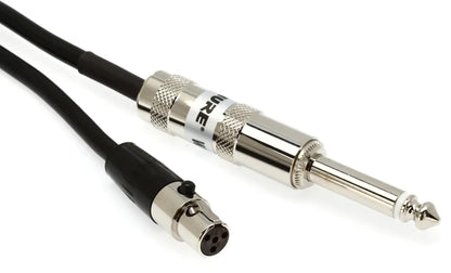 Shure WA302 1/4-inch to TA4F Instrument Cable for Wireless Bodypack Transmitter