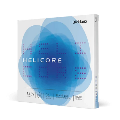 Helicore Hybrid Bass String Set String Set, 3/4 Scale, Light Tension