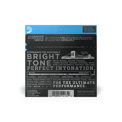 D'Addario 11-49 Medium Wound 3rd Electric Guitar Strings EXL115W