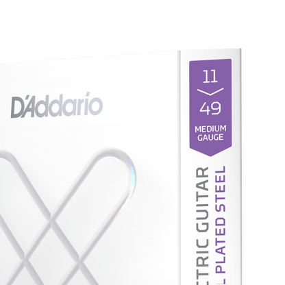 D'Addario XSE1149 XS Nickel Coated Electric Guitar Strings (11-49 Medium)