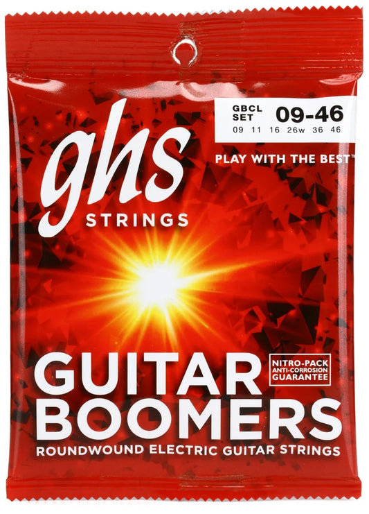 GHS GBCL Guitar Boomers Electric Guitar Strings - .009-.046 Custom Light