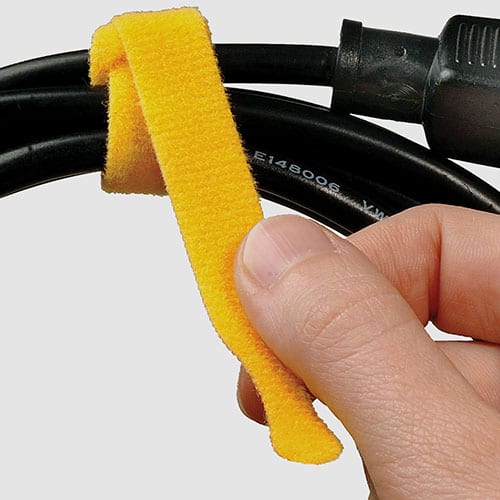 Rip-Tie 1/2 Inch Wide Rip-Tie Lite - Rainbow - 10 pack