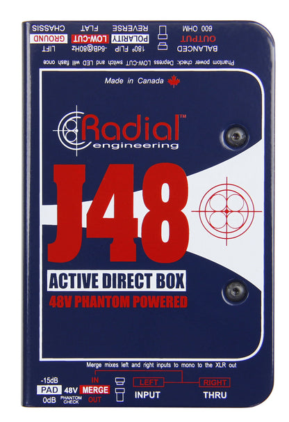 Radial J48 Active DI Direct Box