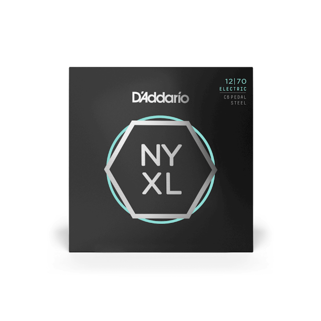 D'Addario NYXL1270PS C6 Pedal Steel Guitar Strings, Custom Medium 12-70