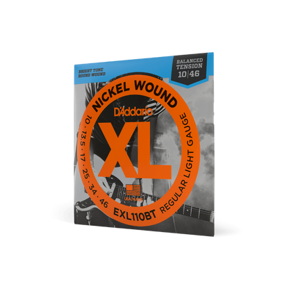 D’Addario EXL110BT XL Nickel Electric Guitar Strings – 10-46 Balanced Tension