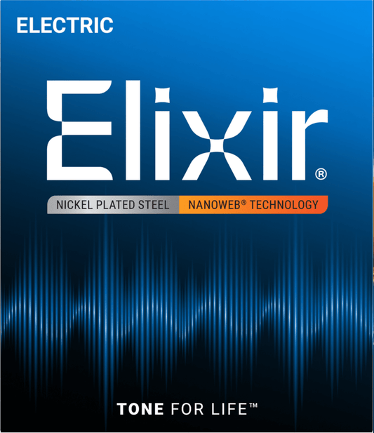 Elixir Strings 12052 Nanoweb Electric Guitar Strings - .010-.046 Light