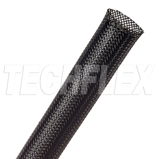 Techflex Flexo PET 3/4" Black Mesh Expandable Sleeving