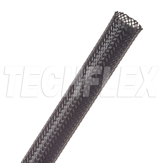 Techflex Flexo PET 1/2" Black Mesh Expandable Sleeving