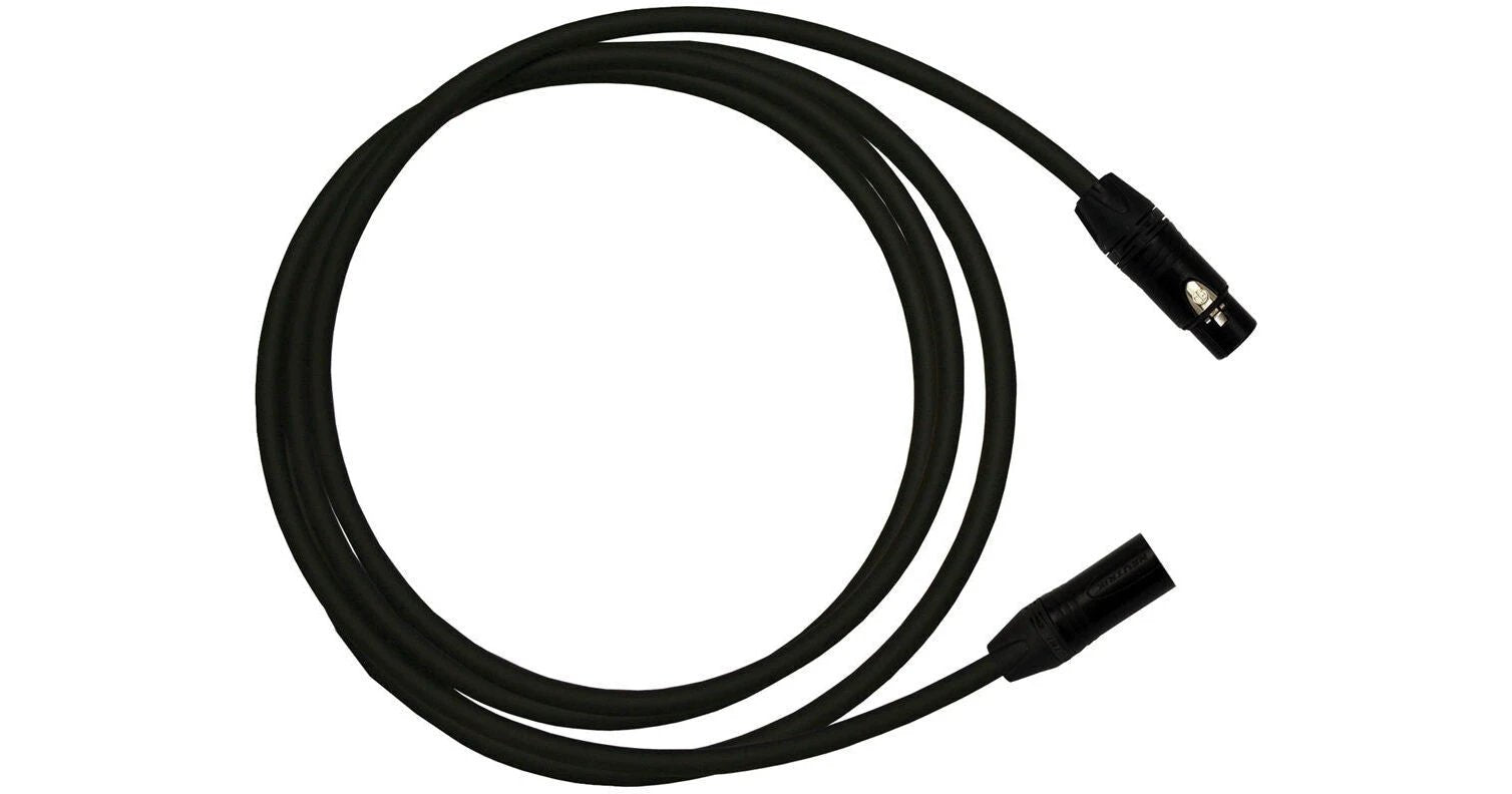 RapcoHorizon Roadhog HOGM-10.K 10 ft heavy-duty XLR microphone cable with Neutrik connectors, black