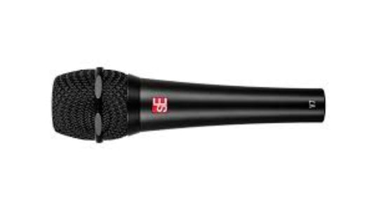 SE V7 Black Dynamic Supercardioid Vocal Microphone
