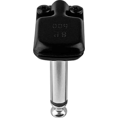 SquarePlug SP500BK Low Profile Right Angle 1/4" TS Plug BLACK (Up to 5.6mm Cable OD)