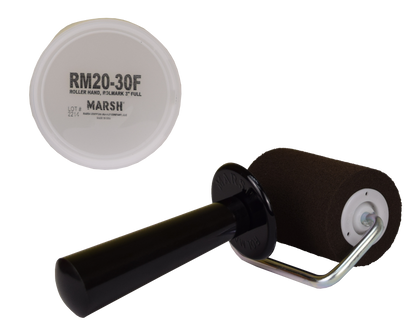 Marsh RM20 Hand Stencil Roller 1.5 inch & 3 inch