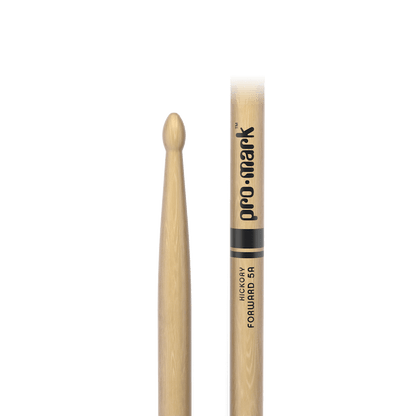 ProMark Classic Forward 5A Hickory Drumstick, Oval Wood Tip